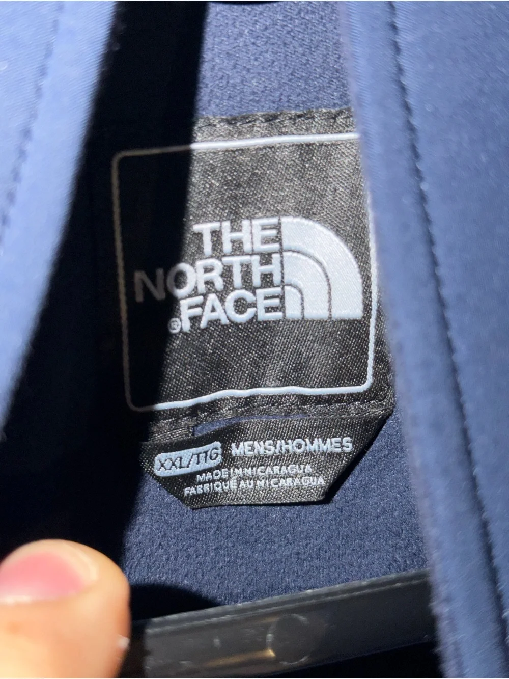 The North Face Apex WindWall Soft Shell Jacket Navy Full Zip Men’s XXL